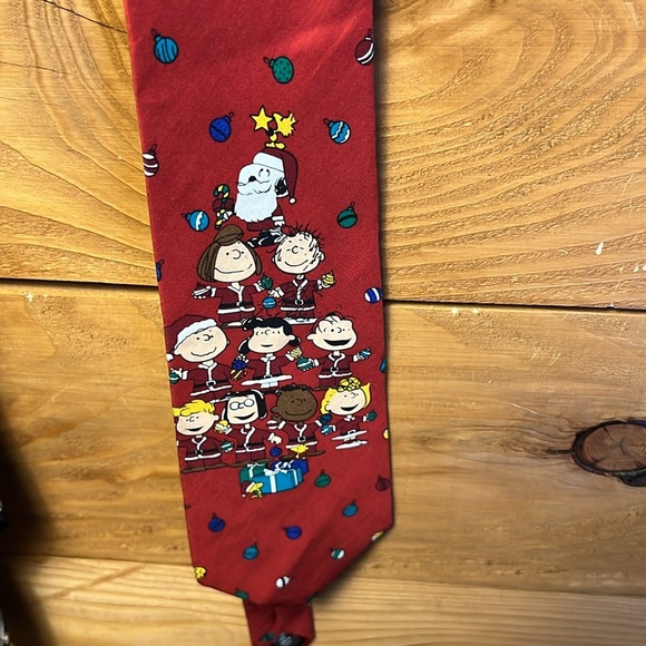 Vintage Looney tunes silk bugs bunny & vintage peanuts‎ silk Christmas tie event - Picture 2 of 10